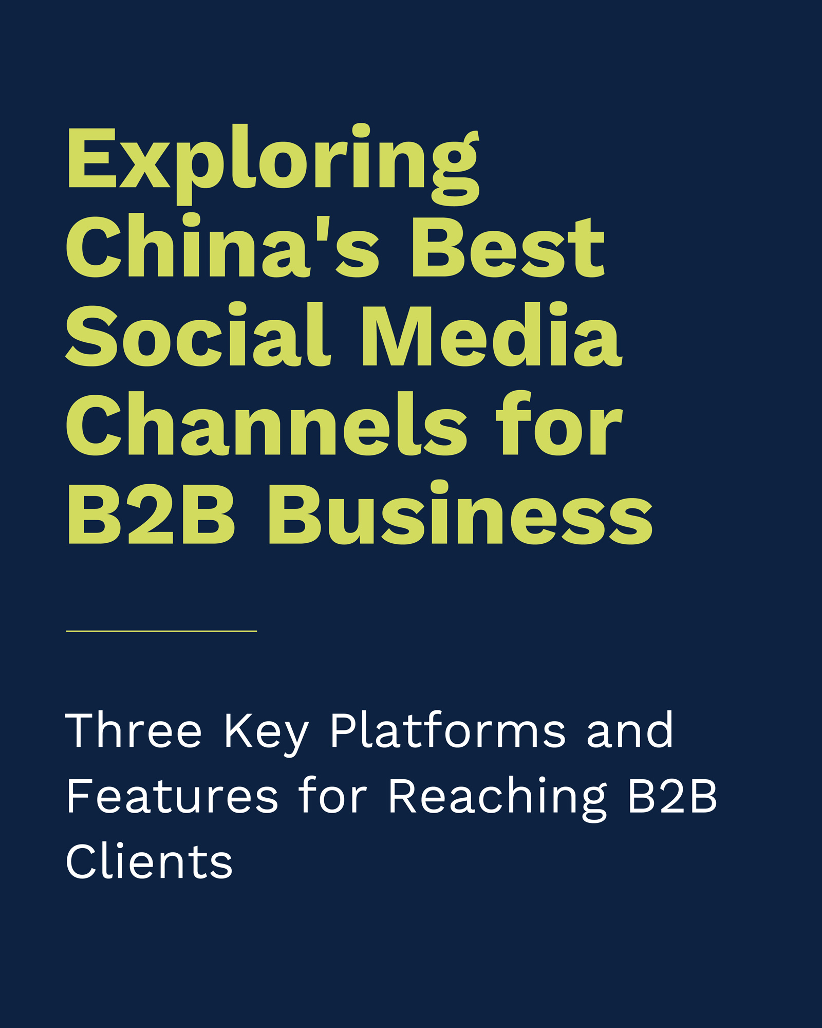 Social Media B2B Business in China - Flow Asia